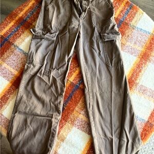 Zara Cargo Pants - brown